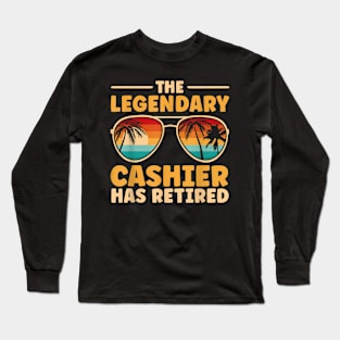 Retired Cashier Retirement Long Sleeve T-Shirt